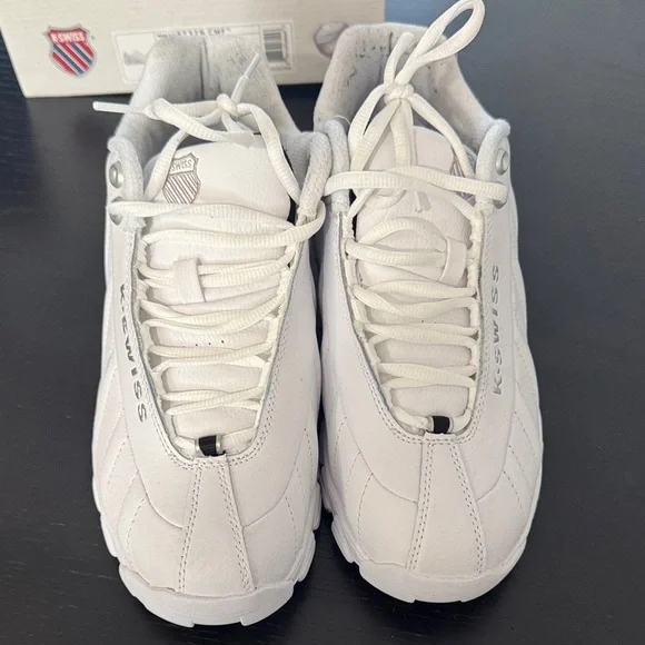 K-Swiss White Athletic Sneakers st329 CMF Size 9 - Picture 3 of 8